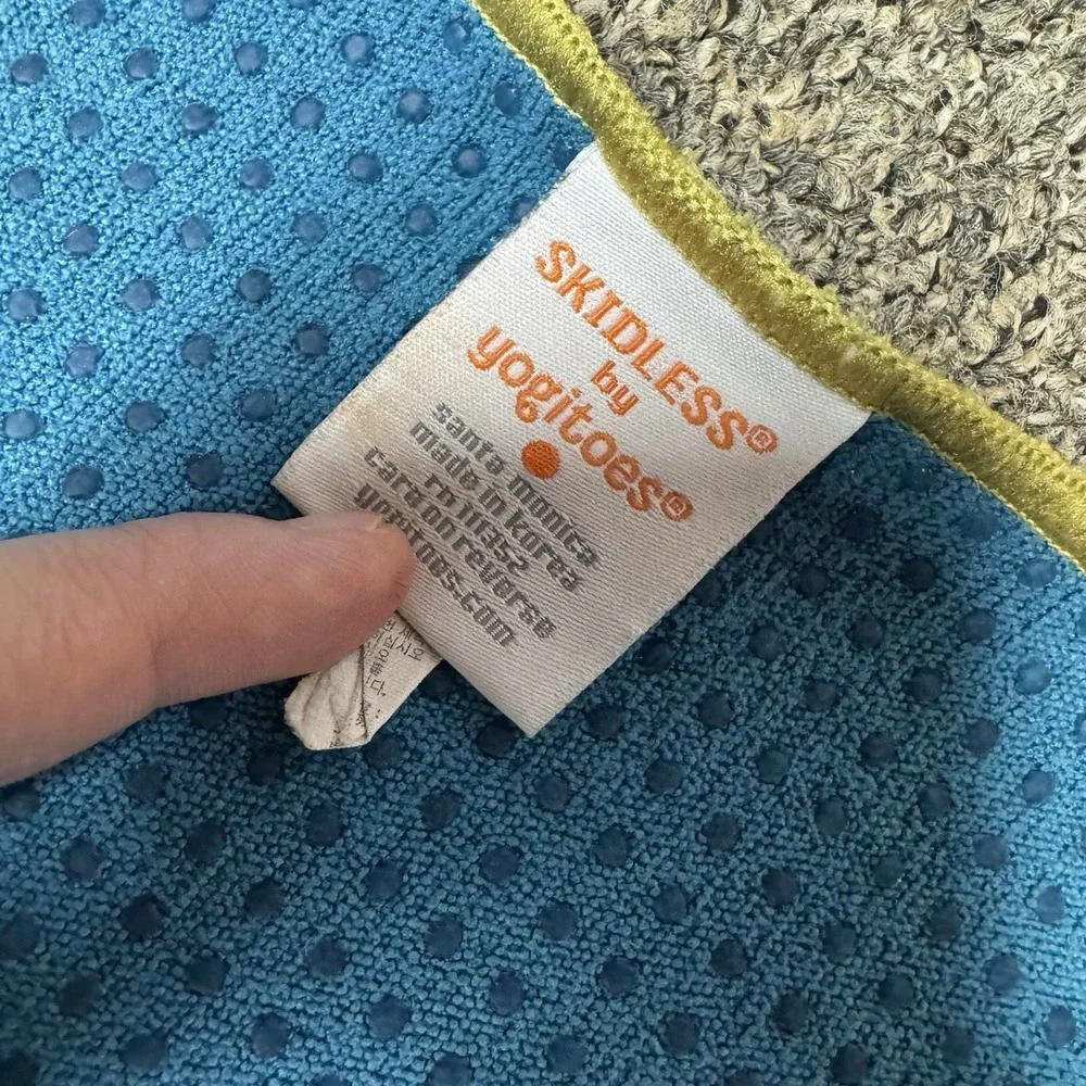 Manduka Yogitoes Skidless Mat Towel Yoga Pilates 24